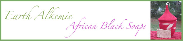 Earth Alkemie's African Black Soaps
